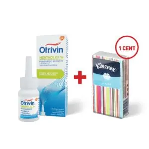 Otrivin Menthol 0,1 %, nosová roztoková aerodisperzia 10 ml Otrivin Menthol 0,1 %, nosová roztoková aerodisperzia 10 ml