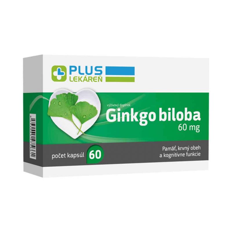 Ginkgo biloba 60 mg, 60 cps