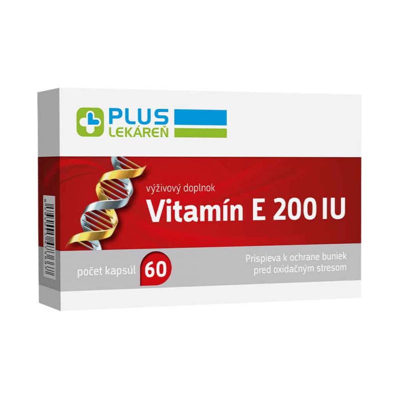 Vitamín E 200 IU, 60 cps