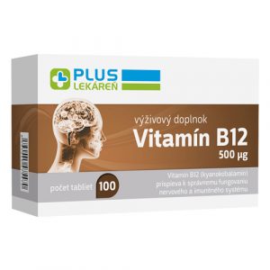 Vitamín B12 500 mcg, 100 tbl